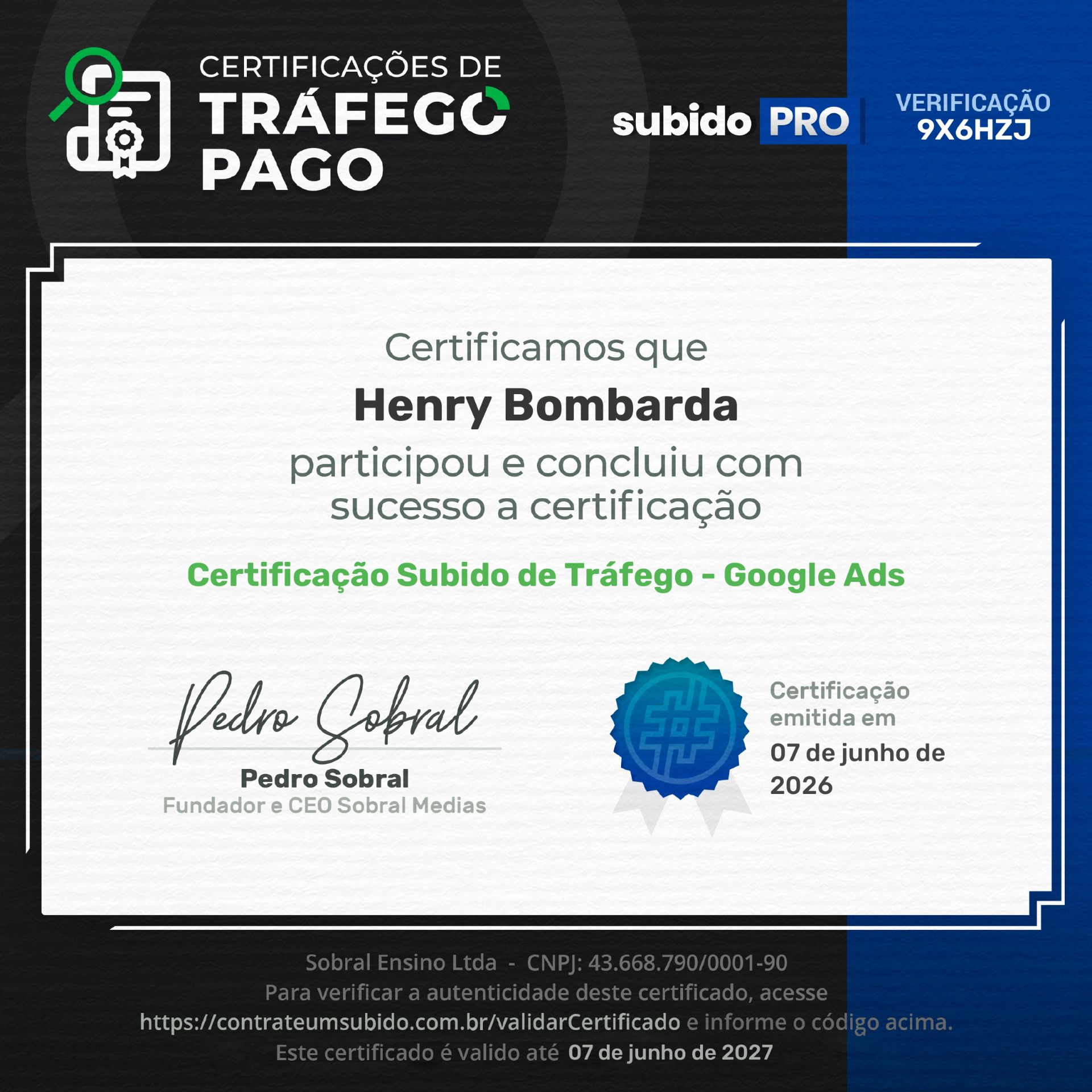 Google Ads — SubidoPRO